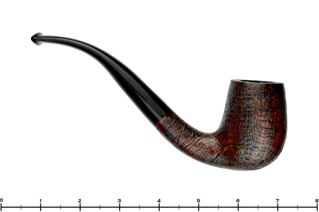 Blue Room Briars is proud to present this Merchant Service Pipe "1935" Sandblast Bent Billiard