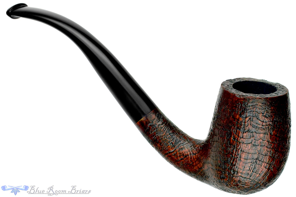 Blue Room Briars is proud to present this Merchant Service Pipe "1935" Sandblast Bent Billiard