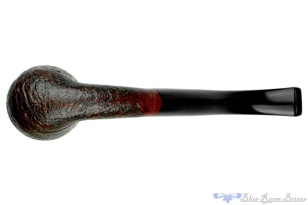 Blue Room Briars is proud to present this Merchant Service Pipe "1935" Sandblast Bent Billiard