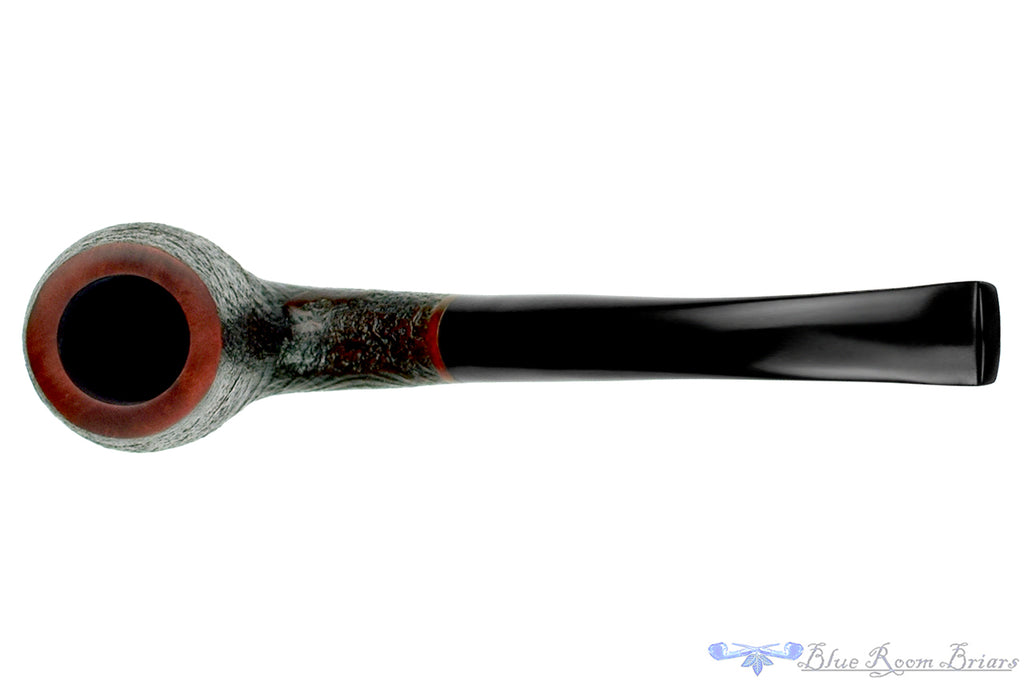 Blue Room Briars is proud to present this Merchant Service Pipe "1935" Sandblast Bent Billiard