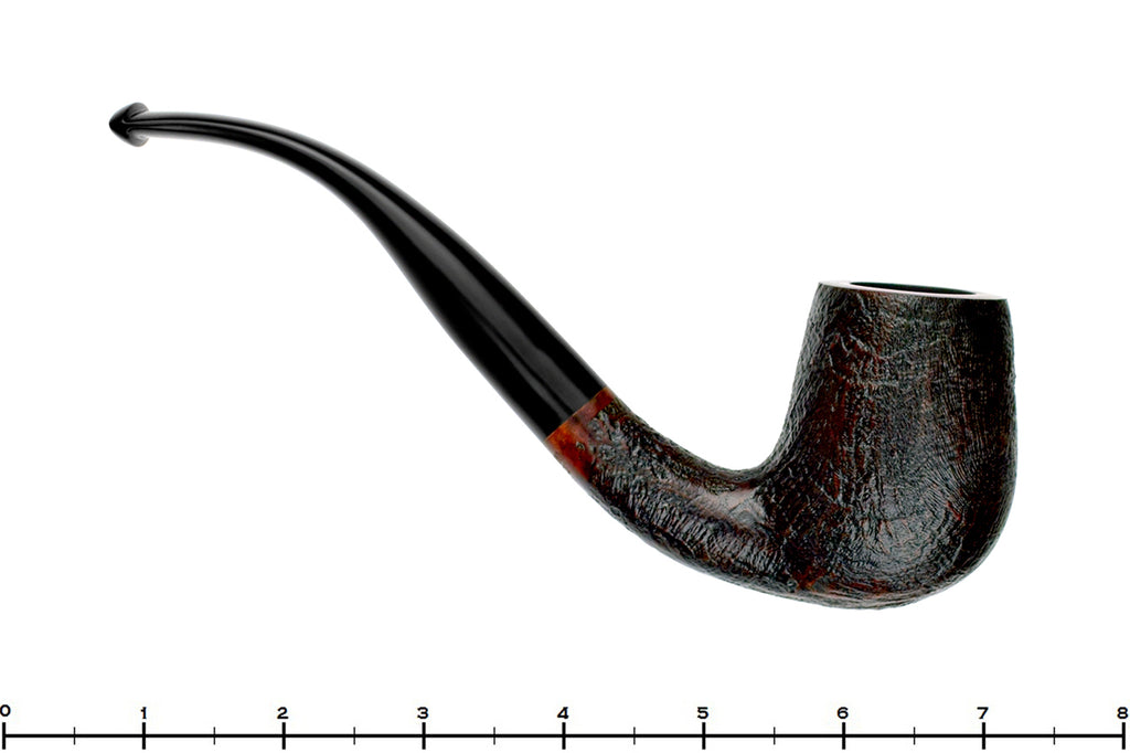 Blue Room Briars is proud to present this Merchant Service Pipe "1935" Sandblast Bent Billiard