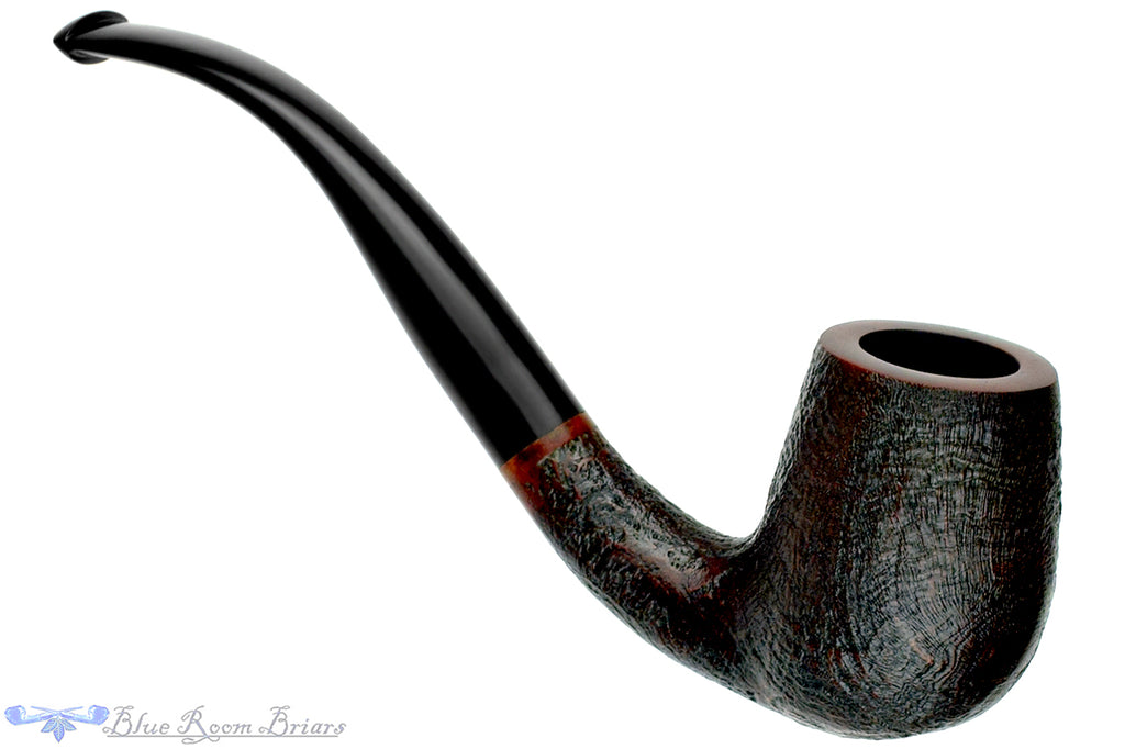 Blue Room Briars is proud to present this Merchant Service Pipe "1935" Sandblast Bent Billiard