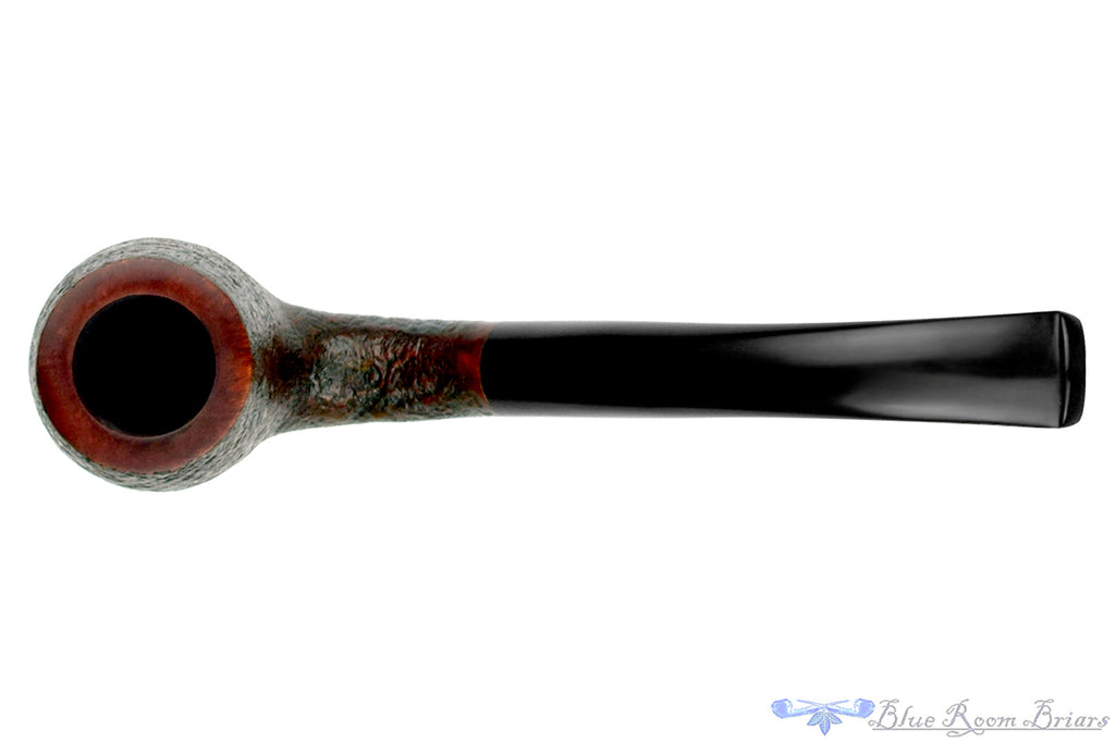 Blue Room Briars is proud to present this Merchant Service Pipe "1935" Sandblast Bent Billiard