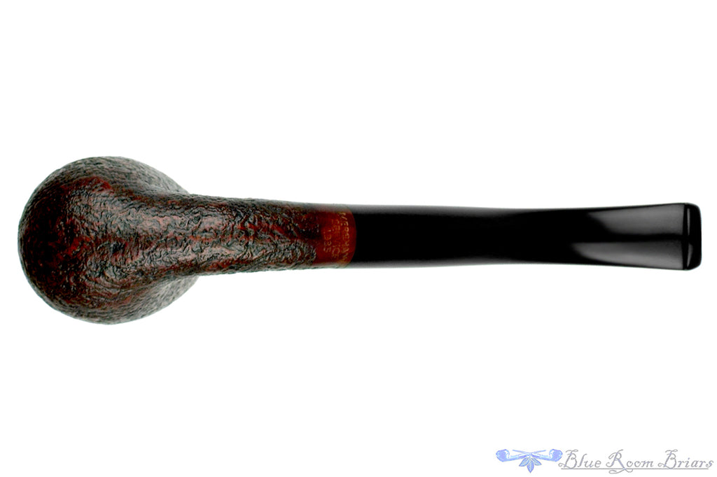 Blue Room Briars is proud to present this Merchant Service Pipe "1935" Sandblast Bent Billiard