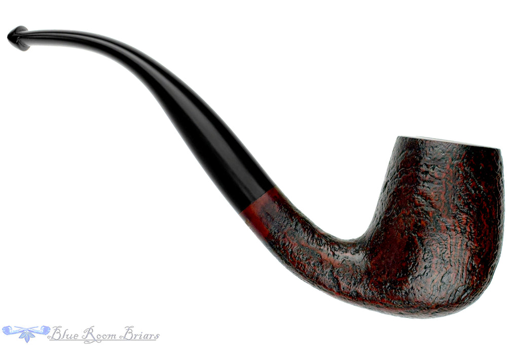 Blue Room Briars is proud to present this Merchant Service Pipe "1935" Sandblast Bent Billiard