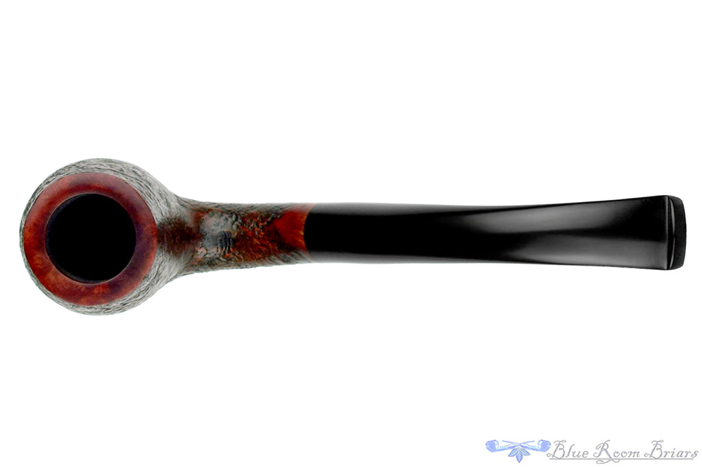 Blue Room Briars is proud to present this Merchant Service Pipe "1935" Sandblast Bent Billiard