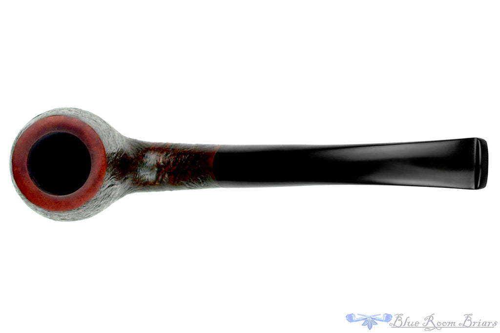 Blue Room Briars is proud to present this Merchant Service Pipe "1935" Sandblast Bent Billiard