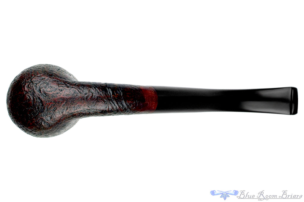 Blue Room Briars is proud to present this Merchant Service Pipe "1935" Sandblast Bent Billiard