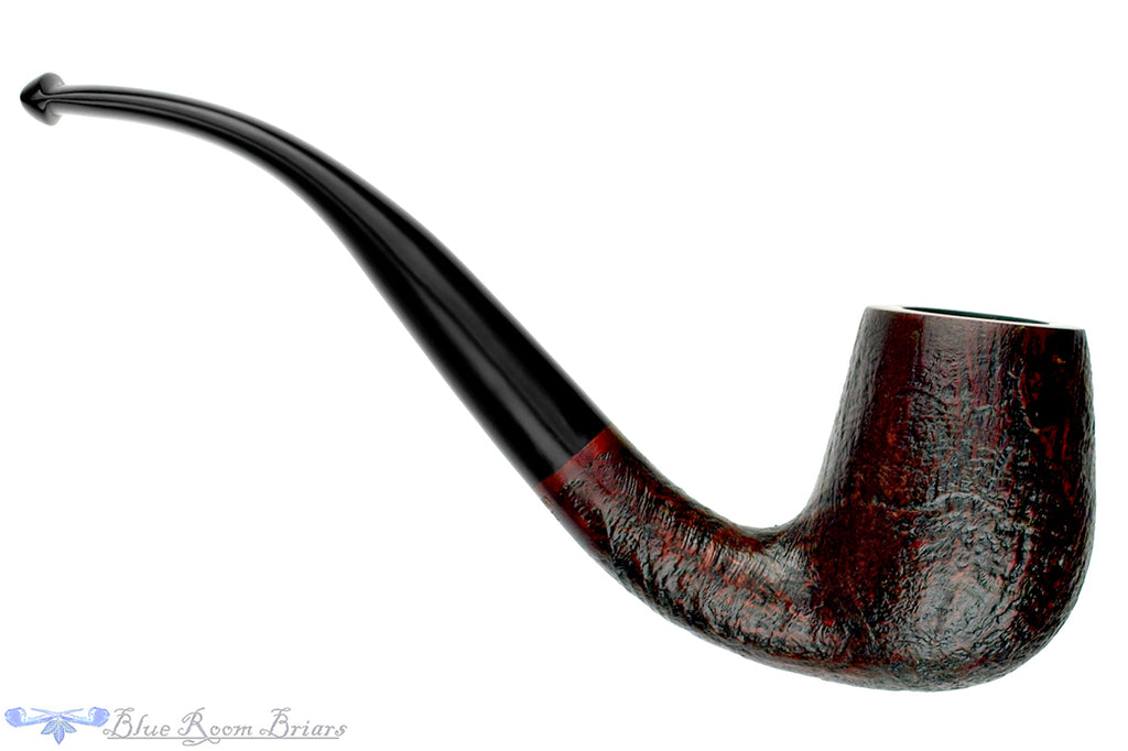 Blue Room Briars is proud to present this Merchant Service Pipe "1935" Sandblast Bent Billiard