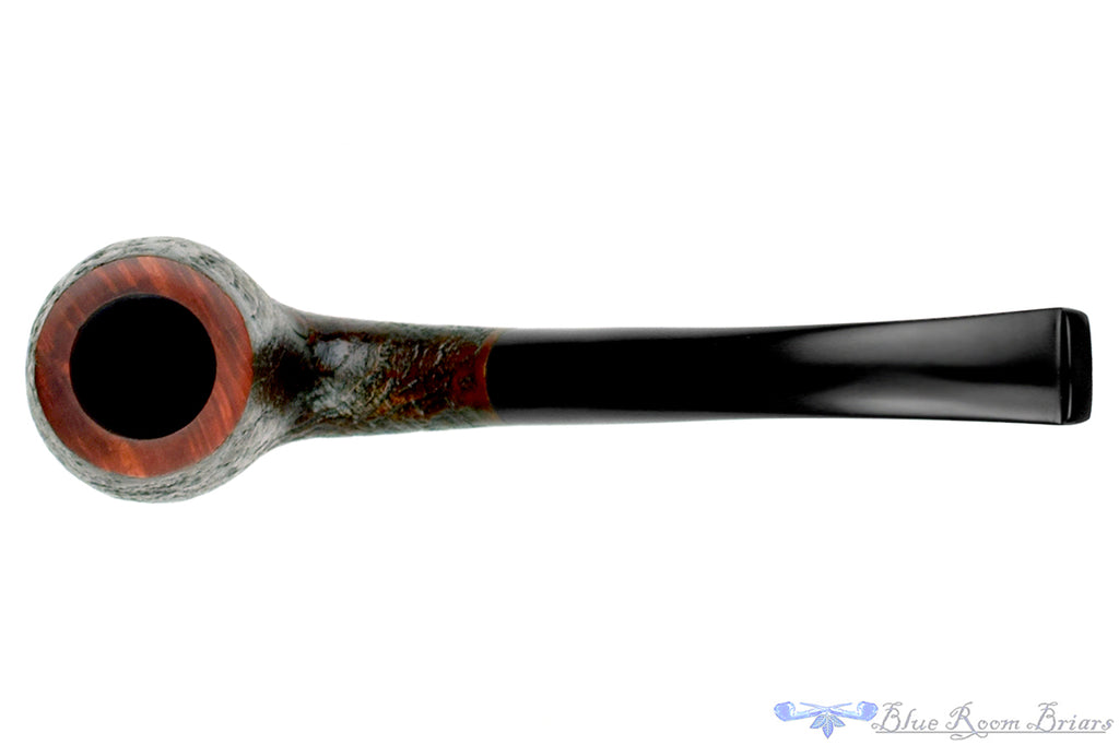 Blue Room Briars is proud to present this Merchant Service Pipe "1935" Sandblast Bent Billiard