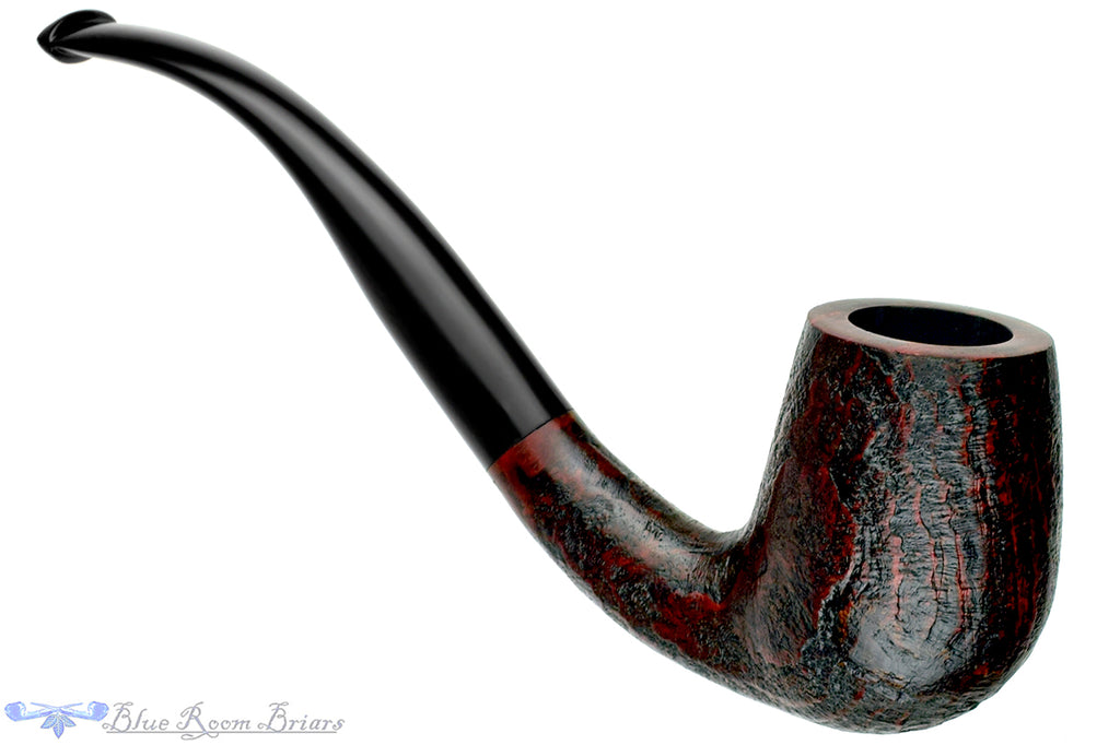 Blue Room Briars is proud to present this Merchant Service Pipe "1935" Sandblast Bent Billiard