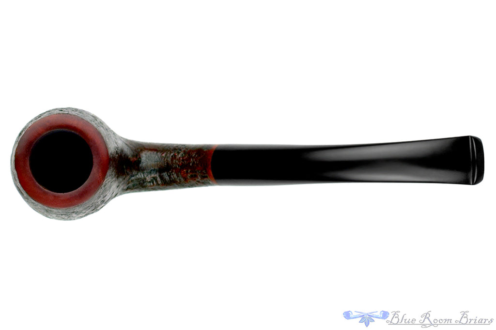 Blue Room Briars is proud to present this Merchant Service Pipe "1935" Sandblast Bent Billiard