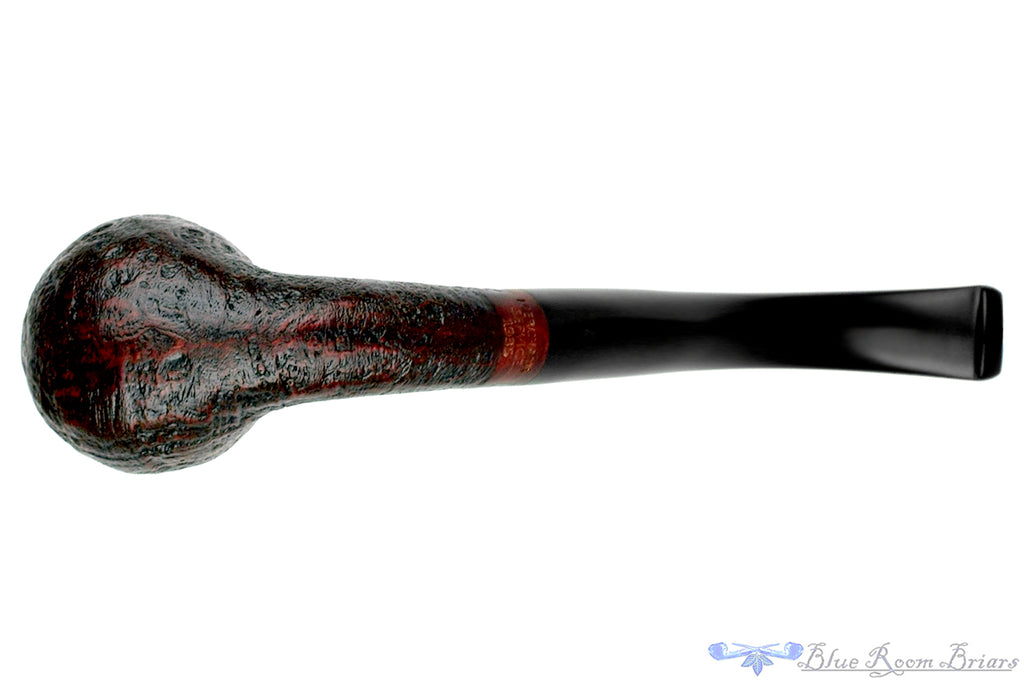 Blue Room Briars is proud to present this Merchant Service Pipe "1935" Sandblast Bent Billiard