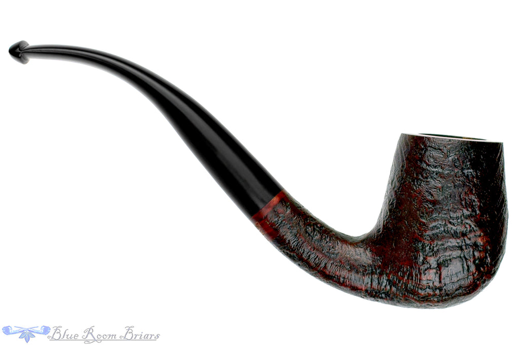 Blue Room Briars is proud to present this Merchant Service Pipe "1935" Sandblast Bent Billiard