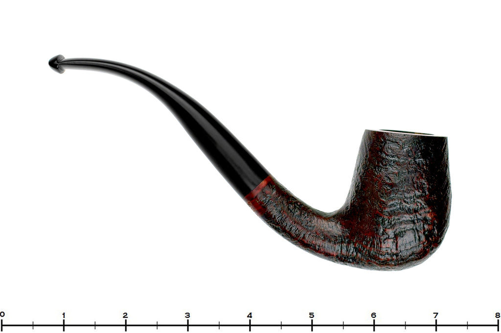 Blue Room Briars is proud to present this Merchant Service Pipe "1935" Sandblast Bent Billiard