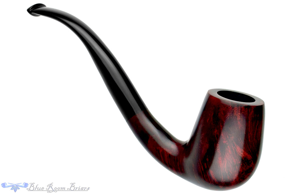 Blue Room Briars is proud to present this Merchant Service Pipe "1935" Antique Red Bent Billiard