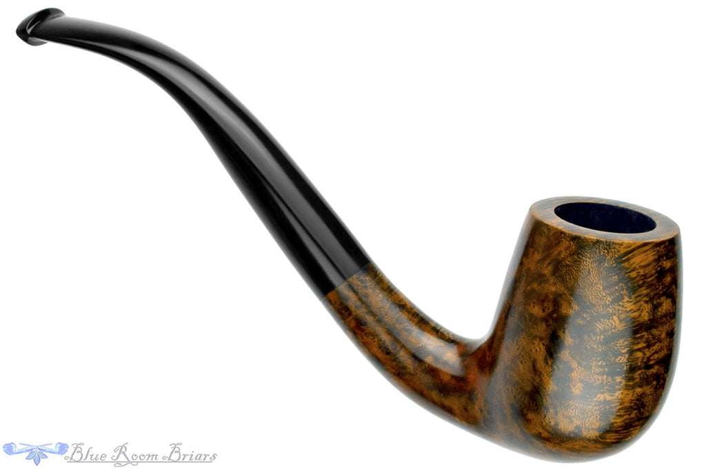 Blue Room Briars is proud to present this Merchant Service Pipe "1935" Chestnut Bent Billiard