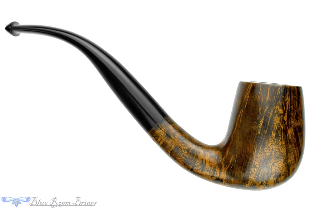 Blue Room Briars is proud to present this Merchant Service Pipe "1935" Chestnut Bent Billiard