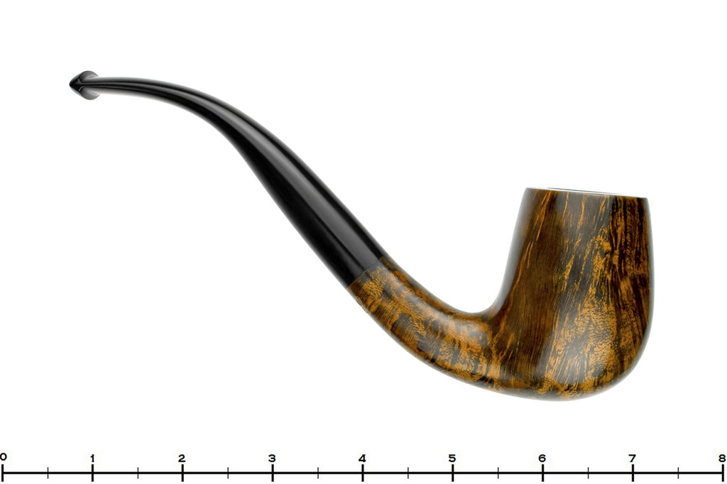 Blue Room Briars is proud to present this Merchant Service Pipe "1935" Chestnut Bent Billiard