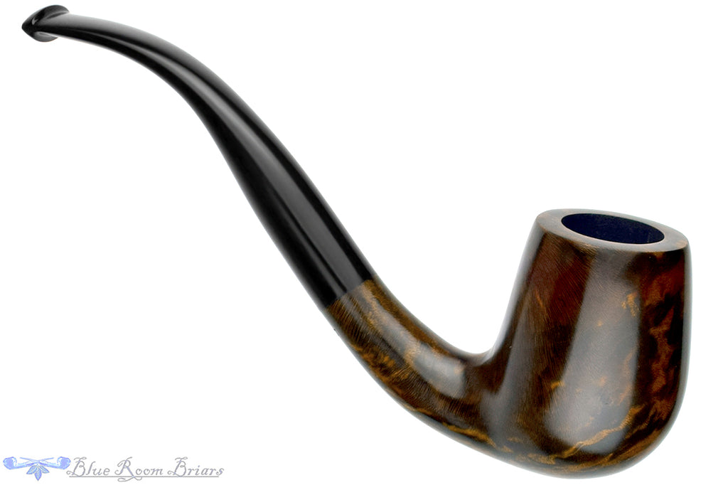 Blue Room Briars is proud to present this Merchant Service Pipe "1935" Chestnut Bent Billiard