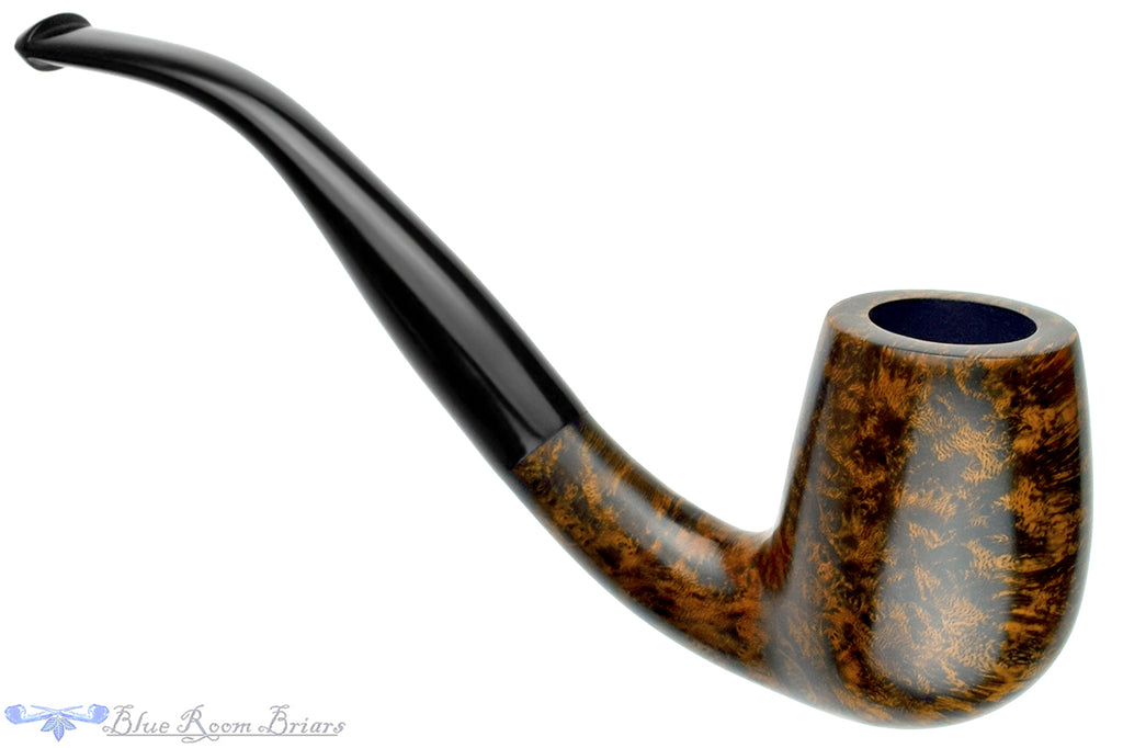 Blue Room Briars is proud to present this Merchant Service Pipe "1935" Chestnut Bent Billiard