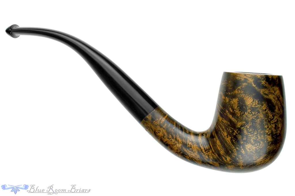 Blue Room Briars is proud to present this Merchant Service Pipe "1935" Chestnut Bent Billiard