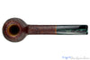 Blue Room Briars is proud to present this Bill Walther Pipe Bent Sandblast Oval Shank Cognac with Green Brindle