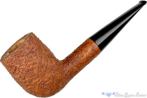 Bill Walther Pipe Bent Billiard with Bamboo and Brindle