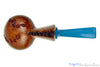 Blue Room Briars is proud to present this C Kent Joyce Pipe Spot Carved Egg with Plateau