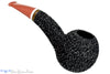 Blue Room Briars is proud to present this Dr. Bob Pipe Black Rusticated Hawkbill