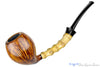 Blue Room Briars is proud to present this Jesek Pipe by Martin Paljesek Bent Bulb with Bamboo