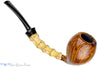 Blue Room Briars is proud to present this Jesek Pipe by Martin Paljesek Bent Bulb with Bamboo