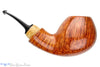 Blue Room Briars is proud to present this Jared Coles Pipe Bent Apple with Citrus Wood and 23K Gold Leaf