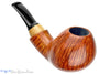 Blue Room Briars is proud to present this Jared Coles Pipe Bent Apple with Citrus Wood and 23K Gold Leaf