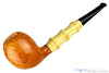 Charl Goussard Pipe Pear with Bamboo, Blue Room Briars, pear, smooth, straight grain, cross grain, birdseye, artisan pipe, new pipe, three knuckles, 3 knuckle bamboo, taper, tapered stem, straight pipe, sitter pipe, goussard pipes, south africa, cape town, production pipe, factory pipe, budget pipe, briar, briar pipe, tobacco pipe, wood pipe, wooden pipe, briar-pipe, smoking pipe, smoking hobby, ebonite, vulcanite, pipe stem, pipe mortise, stem, mortise, button, draft hole, grain, estate pipe, estate, refur