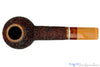 Blue Room Briars is Proud to Present this Dr. Bob Pipe Rusticated Hawkbill with Wood and Acrylic Insert