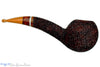 Blue Room Briars is Proud to Present this Dr. Bob Pipe Rusticated Hawkbill with Wood and Acrylic Insert