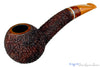 Blue Room Briars is Proud to Present this Dr. Bob Pipe Rusticated Hawkbill with Wood and Acrylic Insert