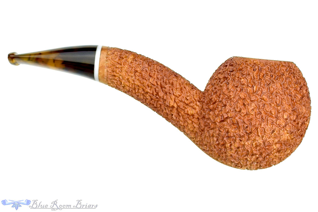 Blue Room Briars is Proud to Present this Dr. Bob Pipe Rusticated Hawkbill