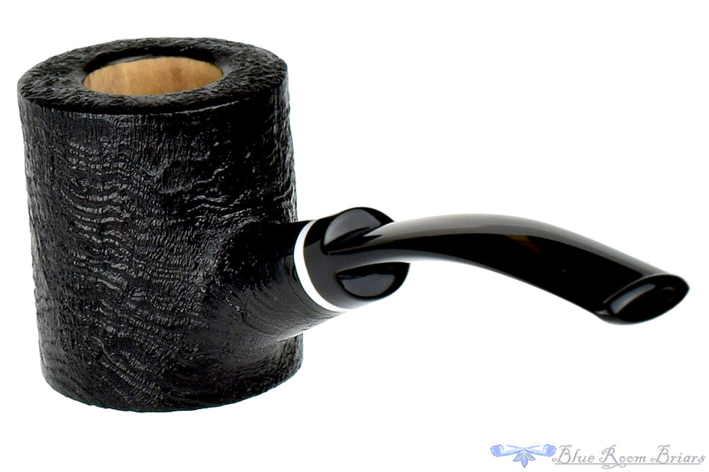 Todd Harris Pipe 1/4 Bent Black Blast Poker, Blue Room Briars