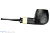 Charl Goussard Pipe Black Blast Apple with Warthog Tusk