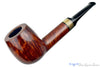 Blue Room Briars is proud to present this Jerry Crawford Pipe Smooth Billiard with Buffalo Horn