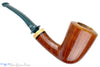 Blue Room Briars is proud to present this Bill Walther Pipe Bent Straight Grain Dublin with Boxwood and Brindle