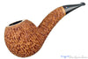 Blue Room Briars is proud to present this Dr. Bob Pipe Rusticated Hawkbill with Grey Brindle