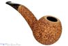 Blue Room Briars is proud to present this Dr. Bob Pipe Rusticated Hawkbill with Grey Brindle