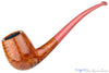 Blue Room Briars is proud to present this Nate King Pipe 510-19 Mid Contrast Smooth Bent Billiard