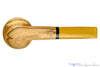 Blue Room Briars is proud to present this Dr. Bob Pipe (P) Sandblast Olive Wood Apple