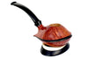 Blue Room Briars is proud to present this Alexa Pipe by Dragomir Aleksic1/2 Bent Flying Saucer with Custom Stand