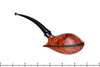 Blue Room Briars is proud to present this Alexa Pipe by Dragomir Aleksic1/2 Bent Flying Saucer with Custom Stand