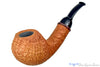 Blue Room Briars is proud to present this Bill Shalosky Pipe 487 Bent Ring Blast Apple with Kingwood